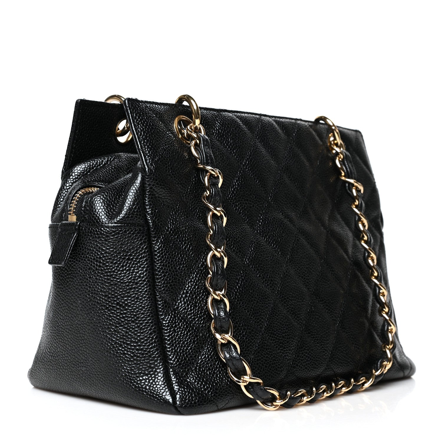 Chanel Caviar Quilted Petit Timeless Tote PTT Black 2 of 9