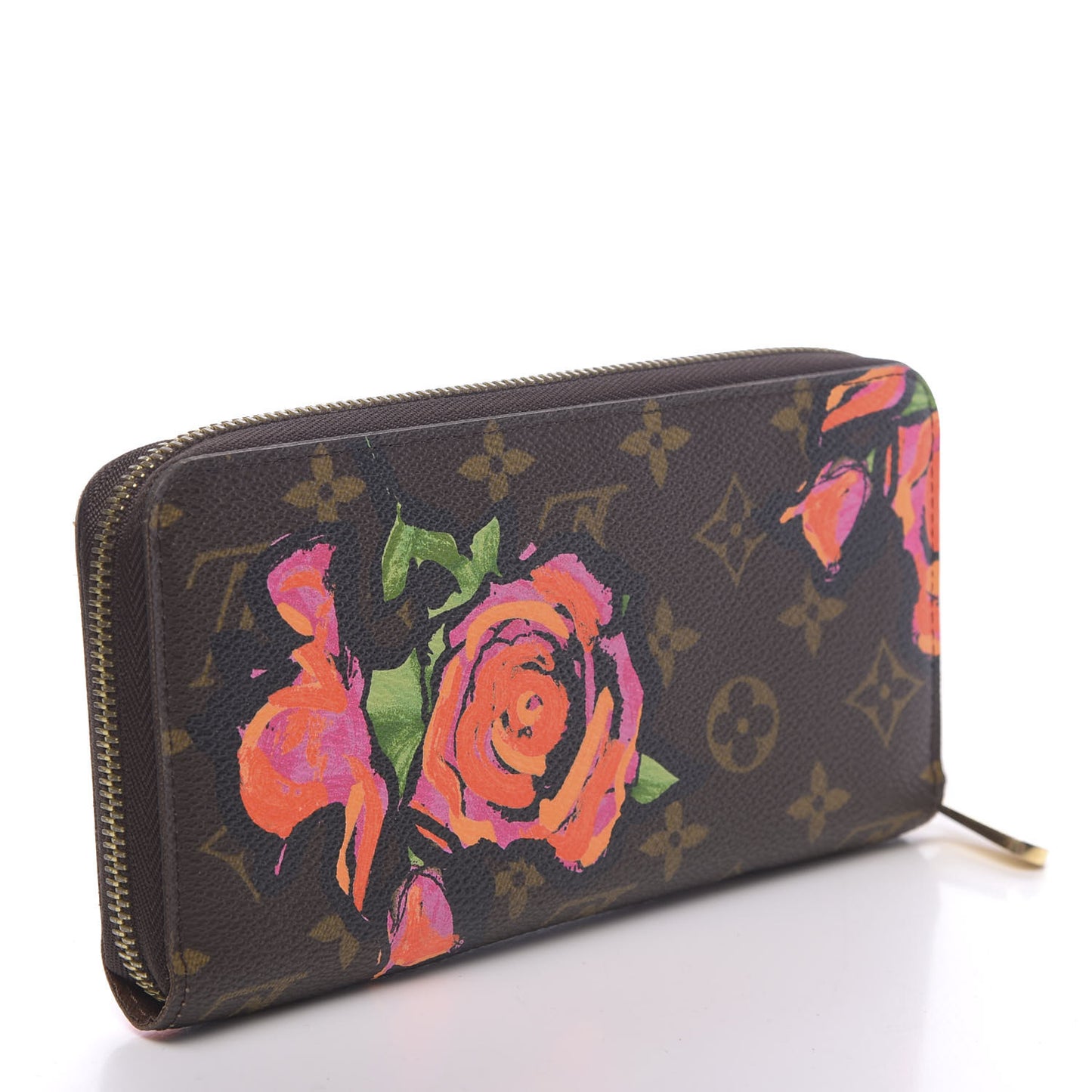 Monogram Roses Zippy Wallet