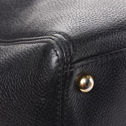 Chanel Calfskin Cerf Executive Shopper Tote Black 11 of 14