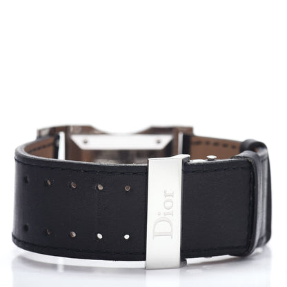 Christian Dior Stainless Steel Calfskin 30mm Chris 47 Quartz Watch Black 3 of 4