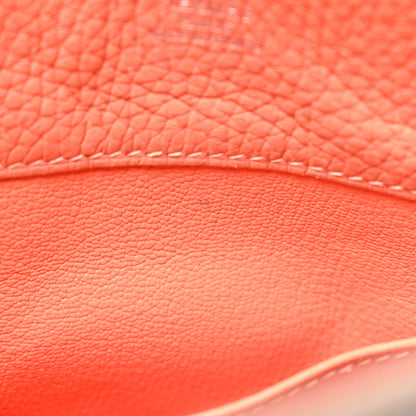 Hermes Taurillon Clemence Verso So Kelly 22 Gris Perle Crevette 11 of 11