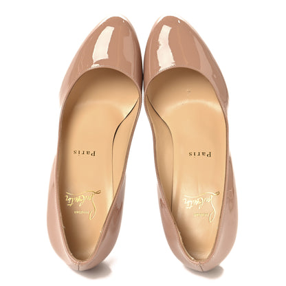 Christian Louboutin Patent Merci Allen 85 Pumps 36.5 Nude 2 of 8