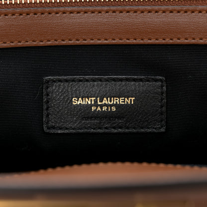 Saint Laurent Calfskin Medium Manhattan Shopper Tote Brick 6 of 10