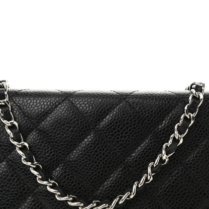 Chanel Caviar Quilted Wallet on Chain WOC Black 9 of 12