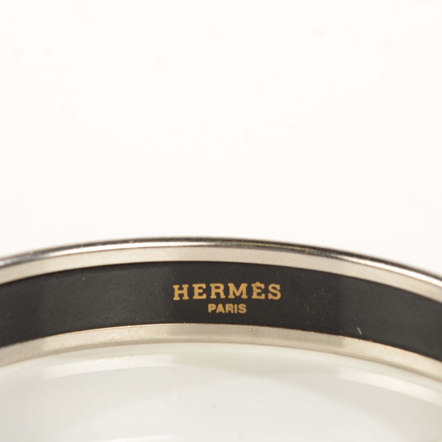 Hermes Enamel Printed Tohu Bohu Narrow Bracelet Orange 65 3 of 4