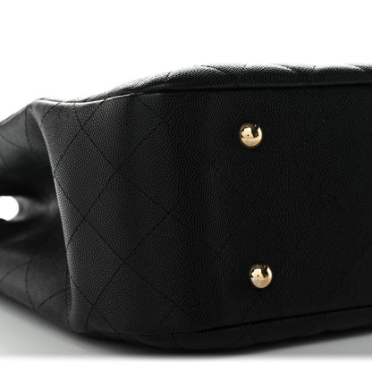 Chanel Caviar Quilted Large CC Shopping Tote Black 16 of 21