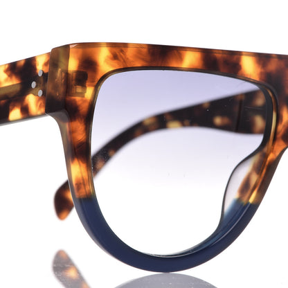 Celine Shadow Sunglasses CL 41026/S Havana Blue 7 of 8
