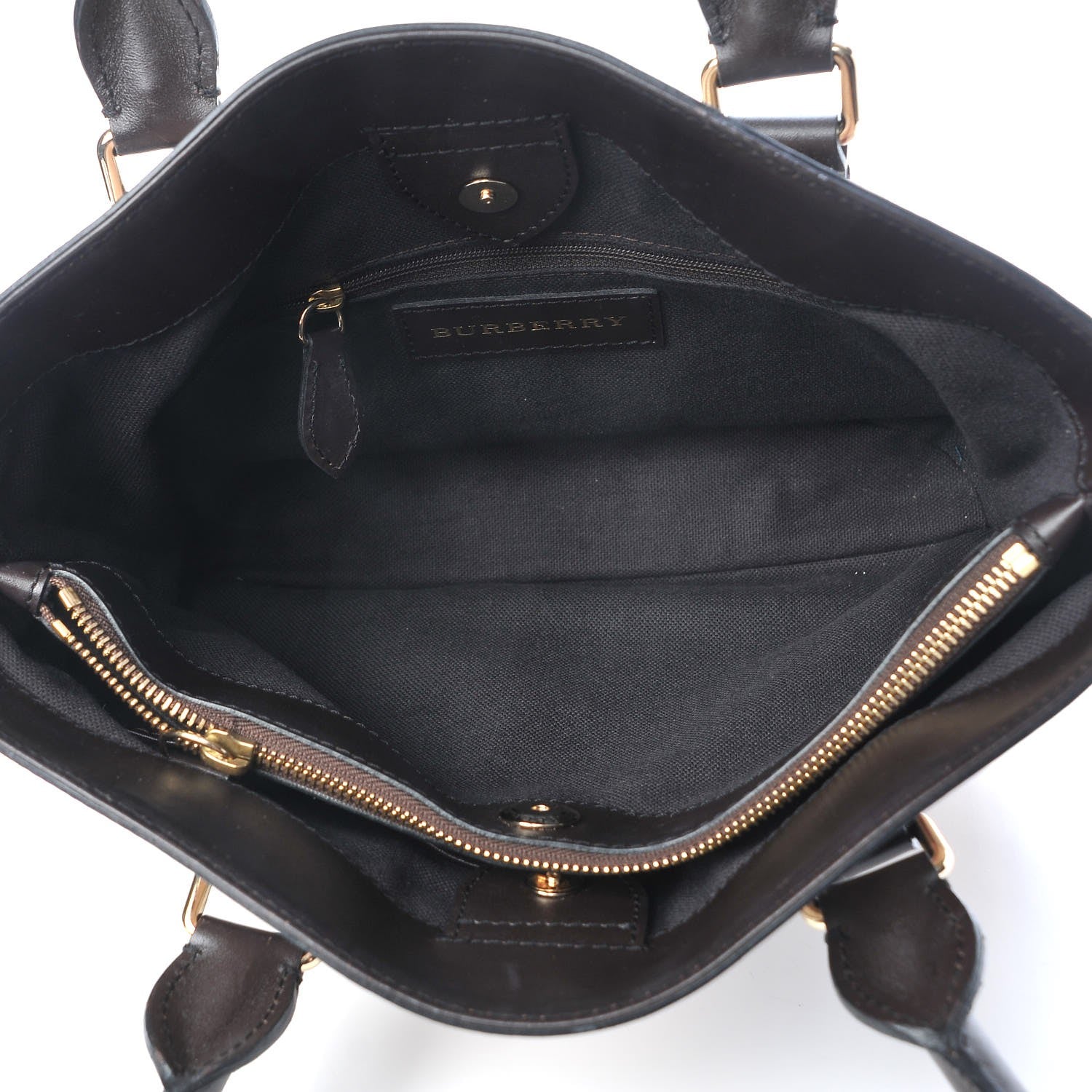 Burberry Haymarket Check Medium Tote Chocolate 5 of 16