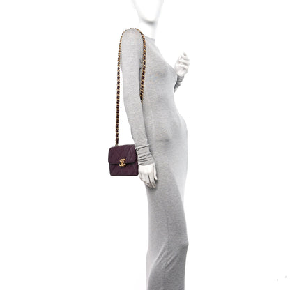 Chanel Caviar Quilted CC Mini Flap Dark Burgundy 2 of 11