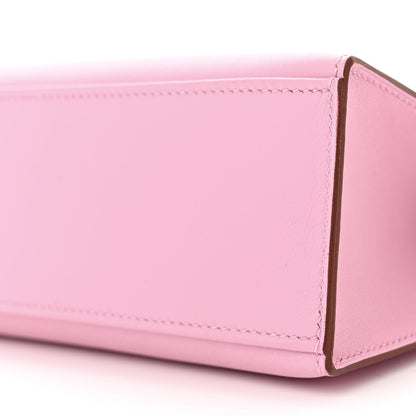 Hermes Swift Kelly Pochette Clutch Mauve Sylvestre 9 of 10