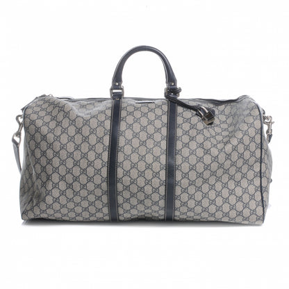 Gucci GG Plus Monogram Large Carry On Duffle Bag Navy 1 of 8