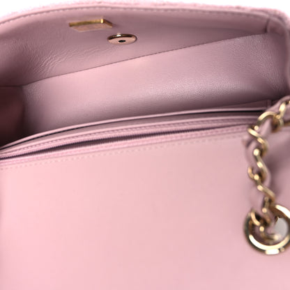Chanel Tweed Quilted Mini Rectangular Flap Light Pink 5 of 10