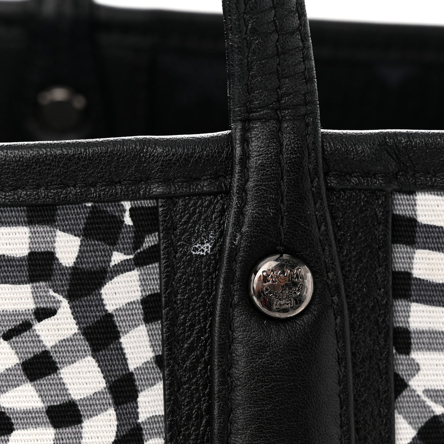 Visetos Medium Liz Reversible Shopper Tote Black