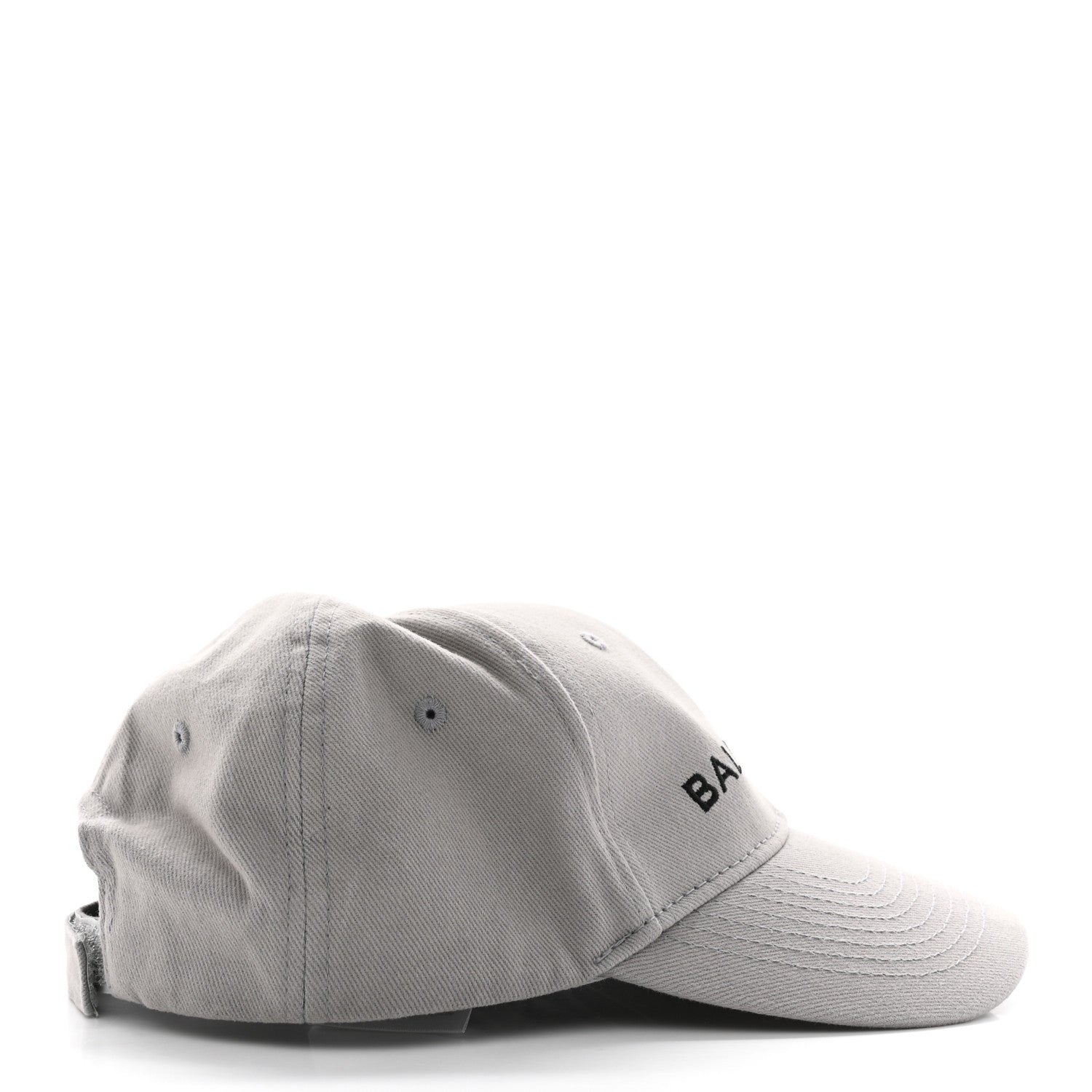 Balenciaga Cotton Drill Logo New Baseball Hat L Lead Black 6 of 12