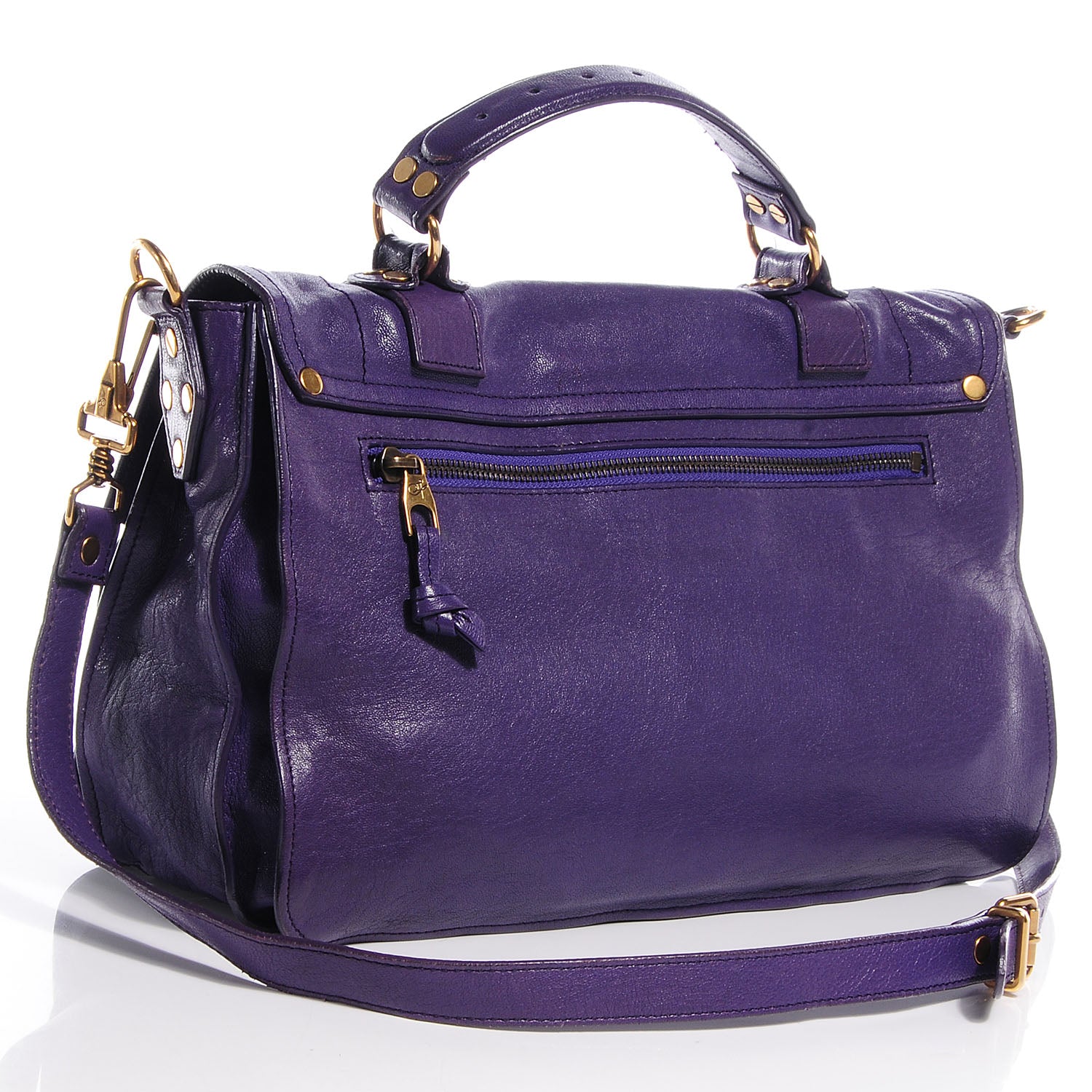 Proenza Schouler Lambskin PS1 Medium Satchel Veruca Salt 3 of 12