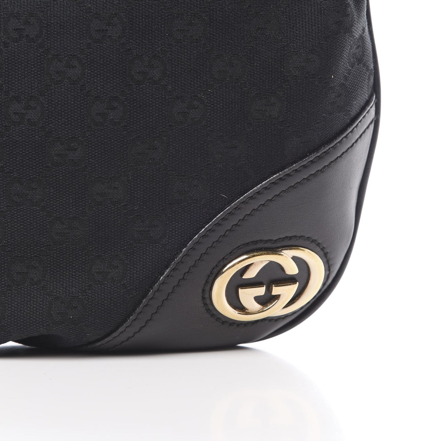 Monogram Medium New Britt Half Moon Hobo Black