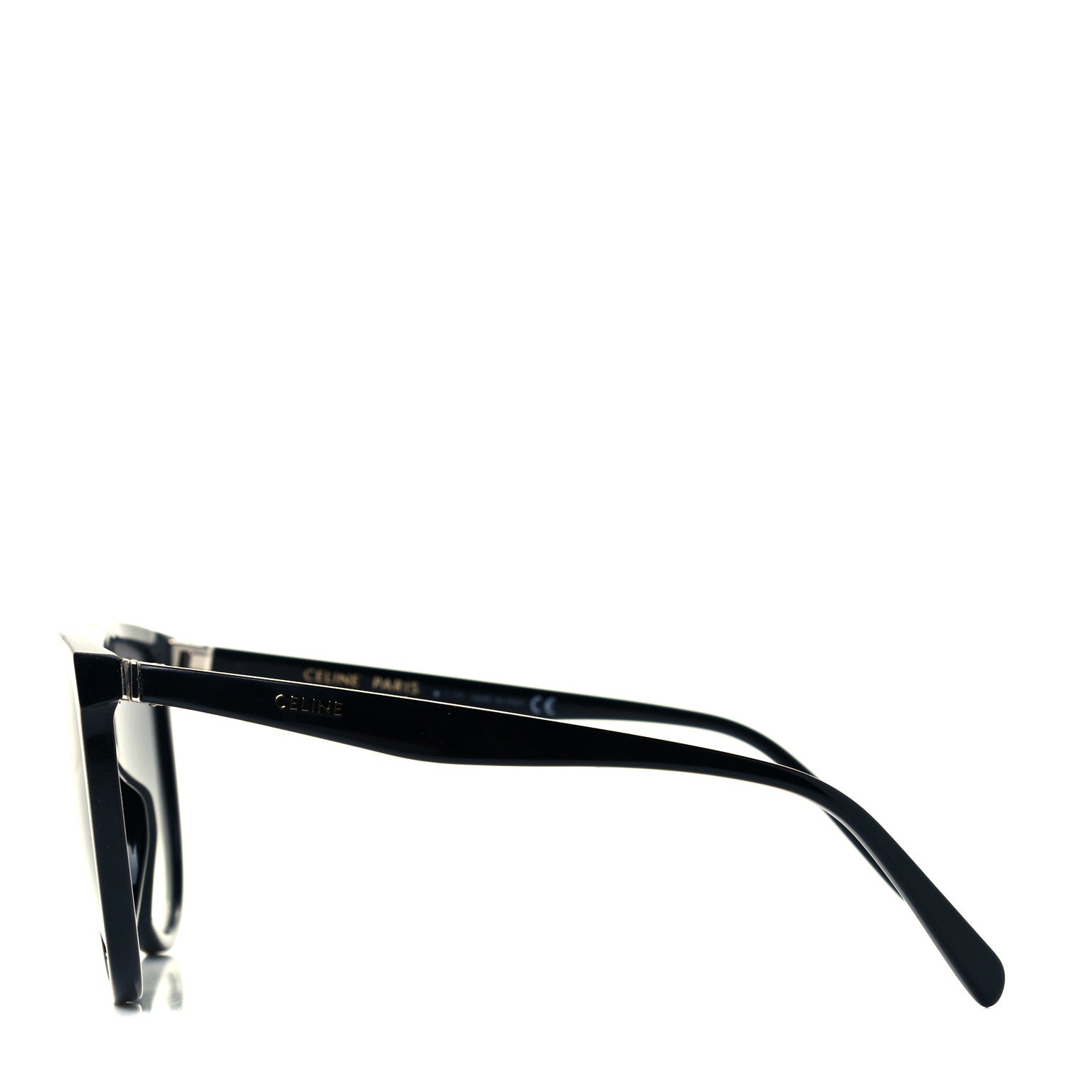 Celine Acetate Thin Shadow Sunglasses CL41435/S Black 3 of 6