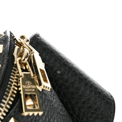 Valentino Garavani Grainy Calfskin Rockstud Belt Bag Black 11 of 11