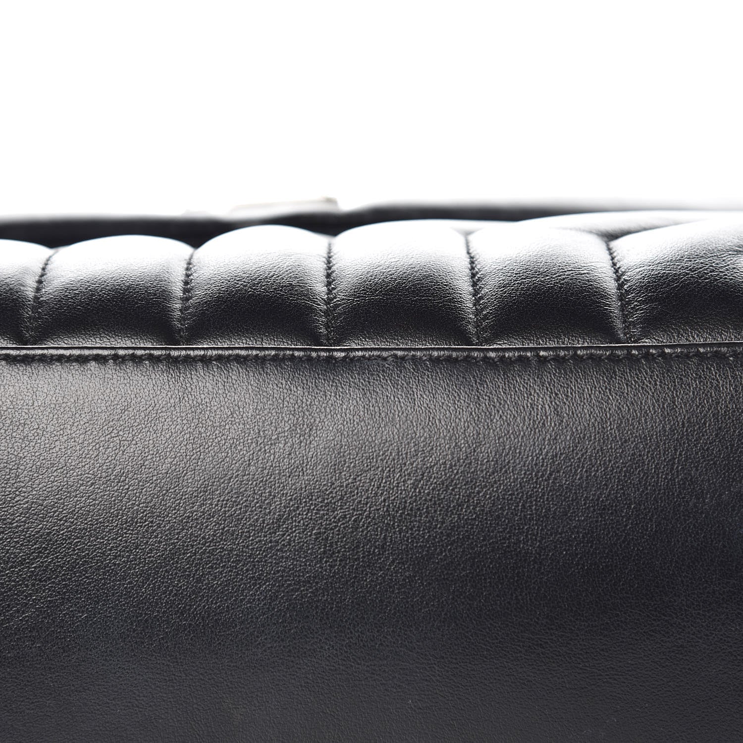 Saint Laurent Calfskin Y Quilted Monogram Medium Loulou Chain Satchel Black 10 of 12