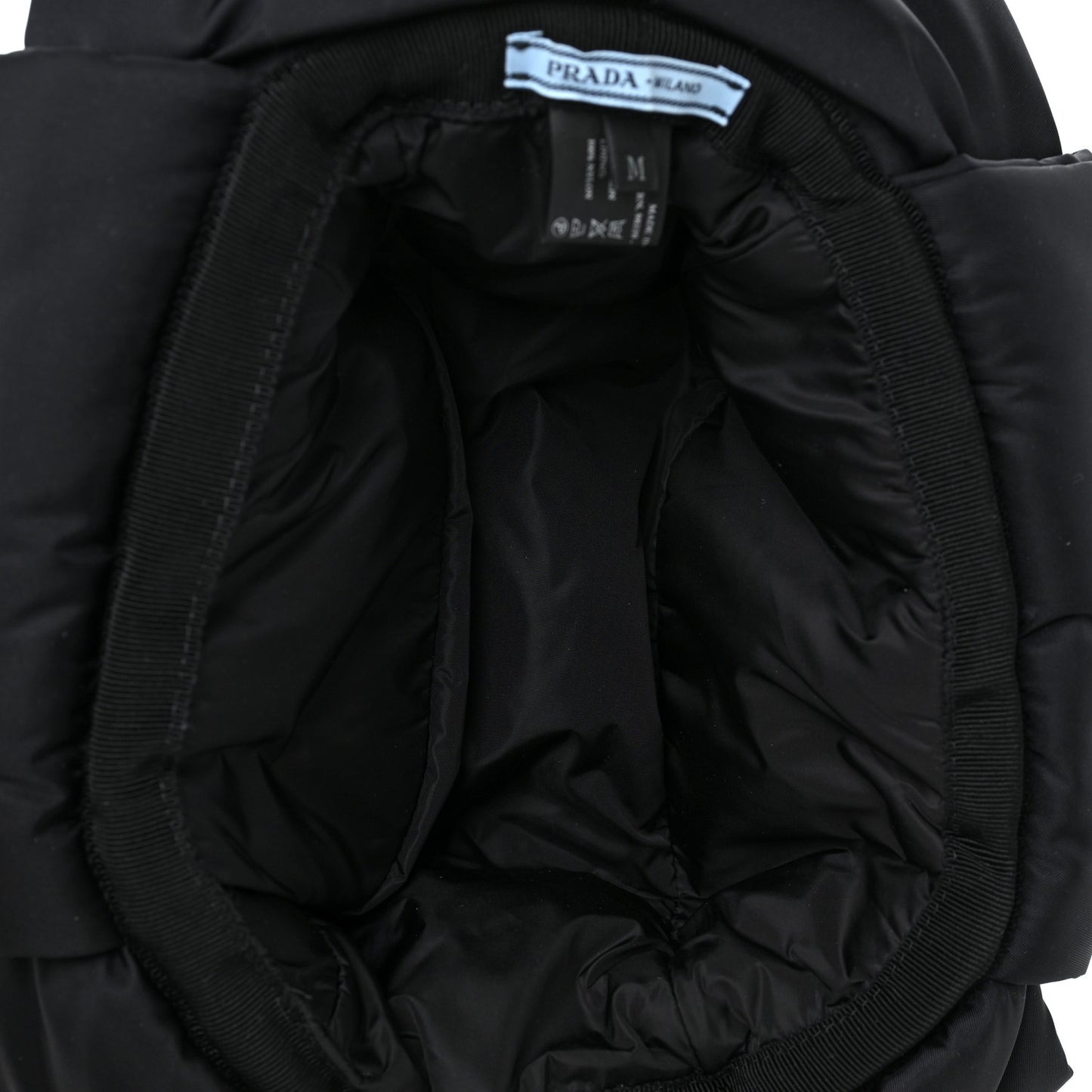 Nylon Ear Flap Hat M Black