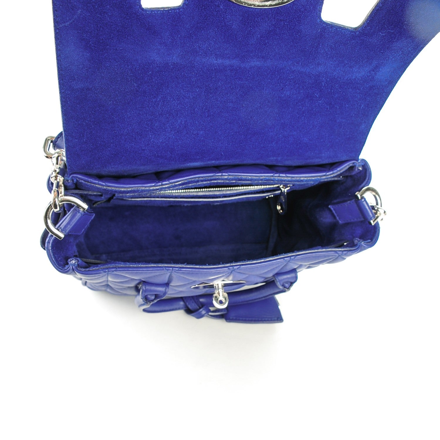 Mulberry Nappa Quilted Mini Cara Delevingne Convertible Bag Indigo 5 of 10