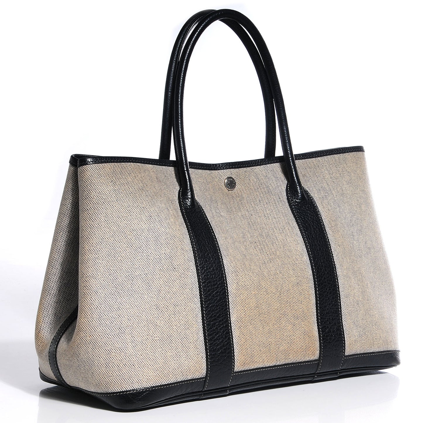 Toile Buffle Skipper Garden Party 36 MM Tote Black