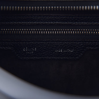 Celine Drummed Calfskin Micro Luggage Black 9 of 9