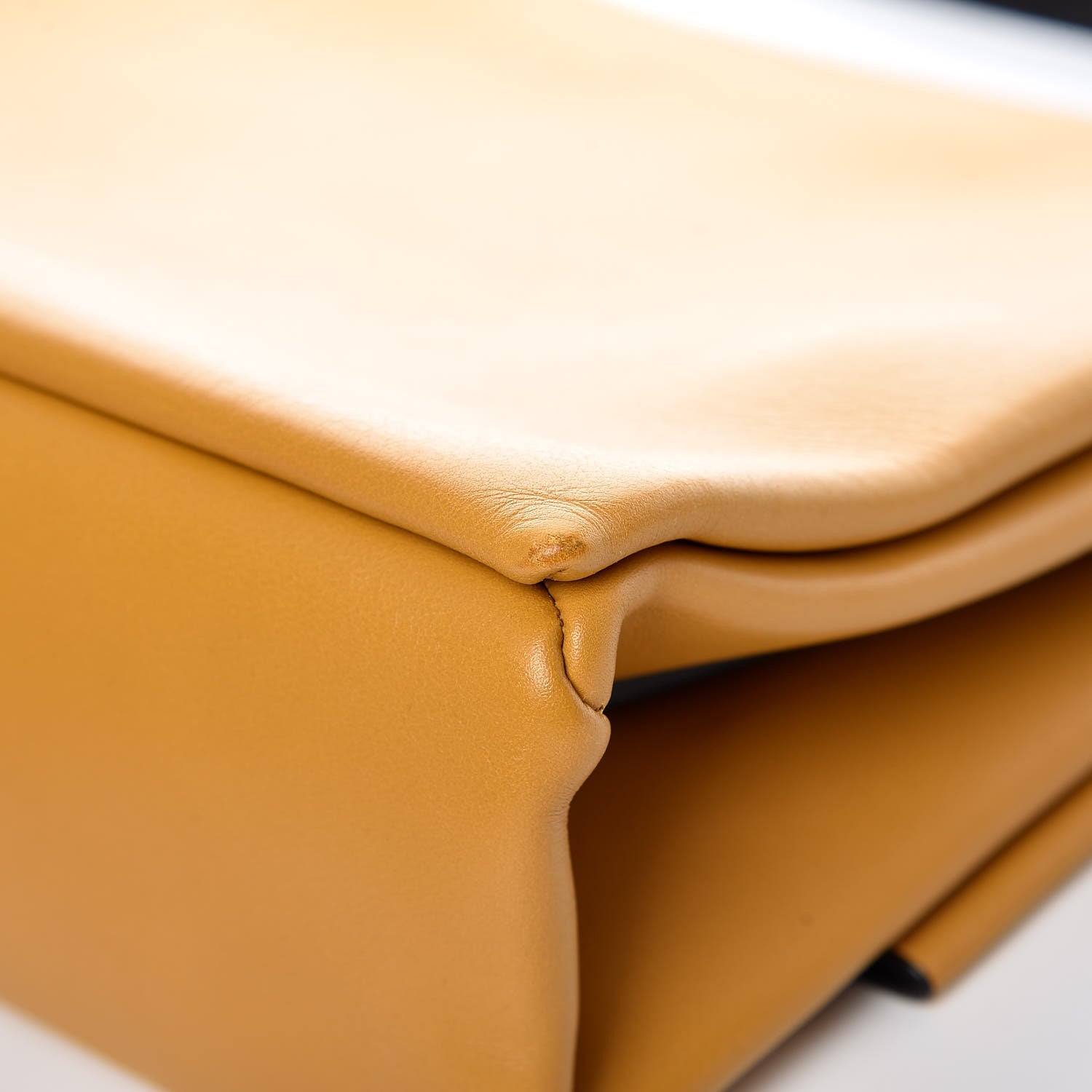 Celine Smooth Calfskin Blade Flap Amber 10 of 12