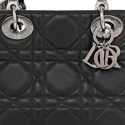 Christian Dior Lambskin Cannage The Lady 95.22 Black 8 of 10