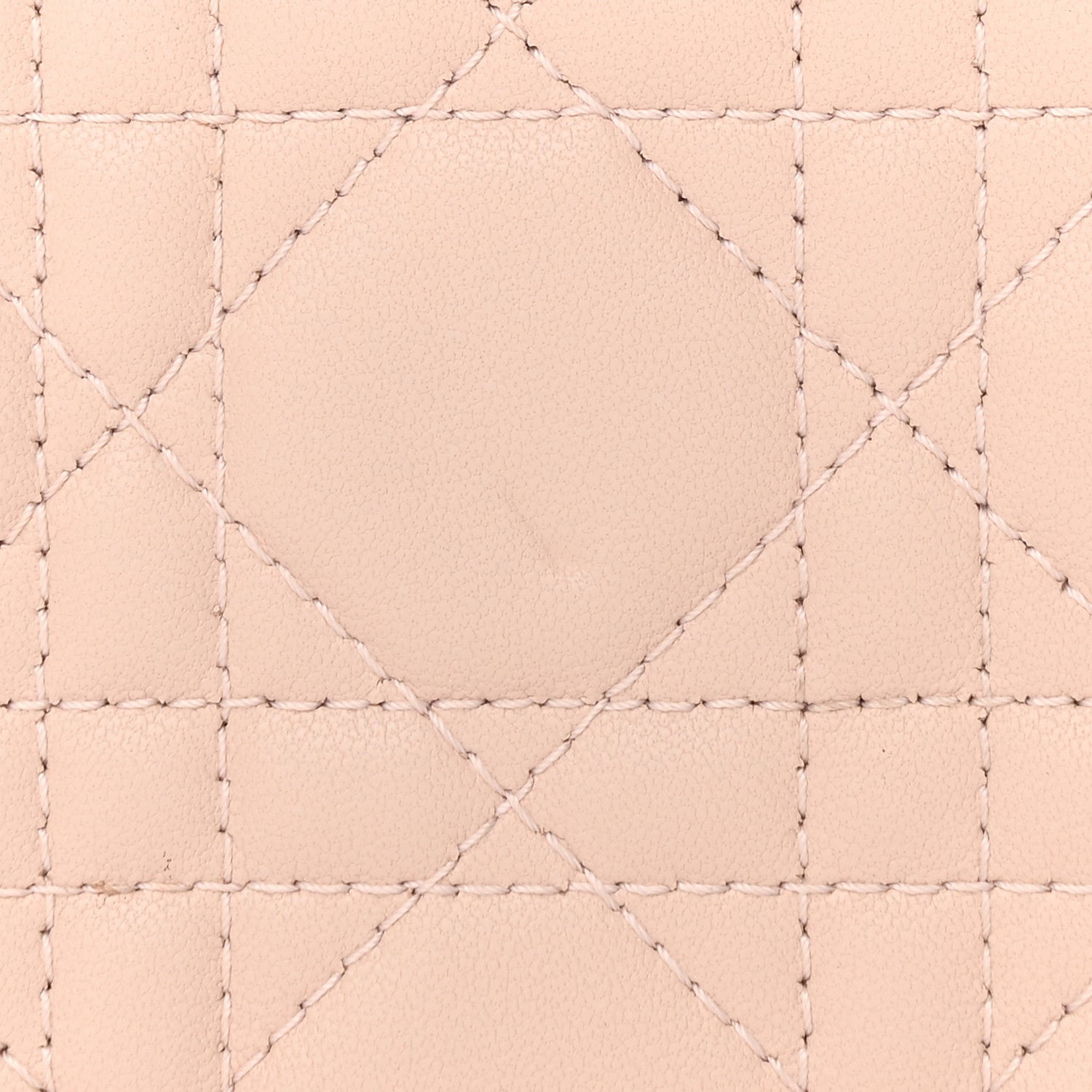 Christian Dior Lambskin Cannage Lady Dior Pouch Beige 15 of 16