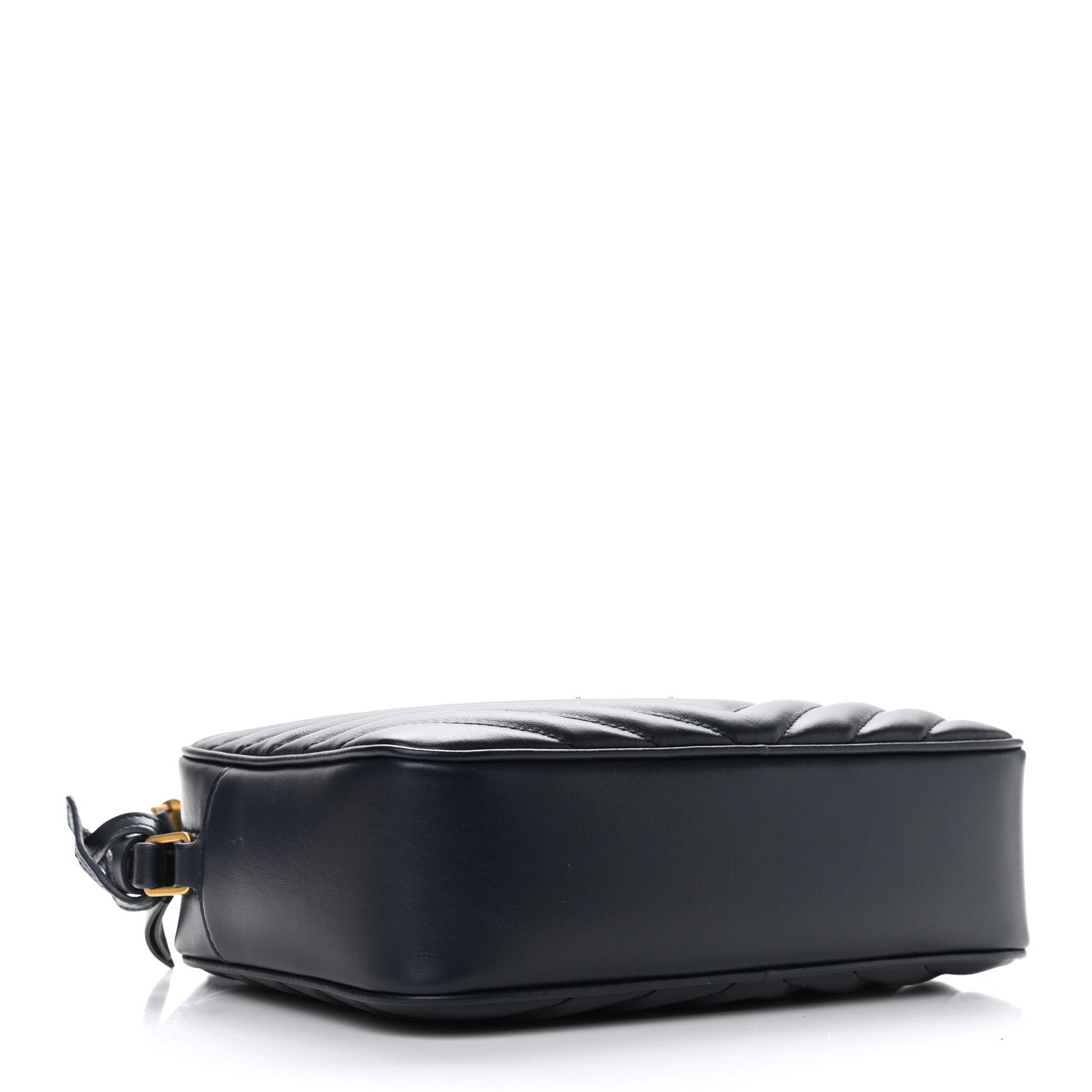 Saint Laurent Calfskin Matelasse Monogram Lou Camera Bag Navy 4 of 9