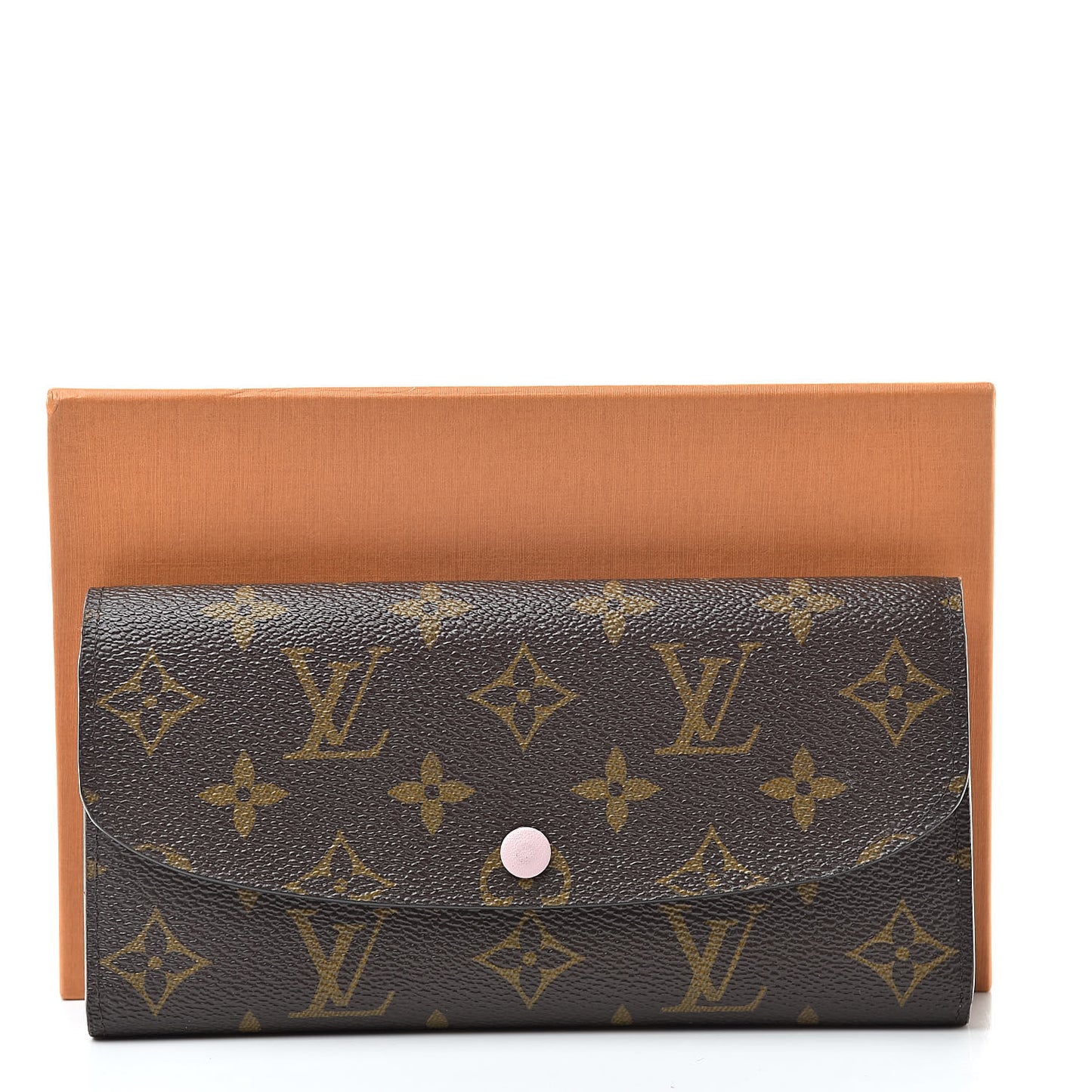 Monogram Emilie Wallet Rose Ballerine