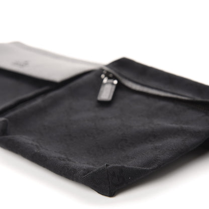 Gucci GG Monogram Double Pocket Belt Bag Black 7 of 12