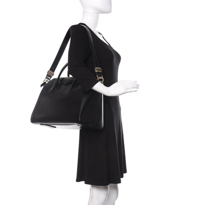 Givenchy Shiny Lord Calfskin Medium Antigona Black 2 of 9