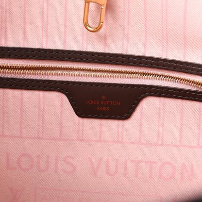 Louis Vuitton Damier Ebene Neo Neverfull MM Rose Ballerine 5 of 21