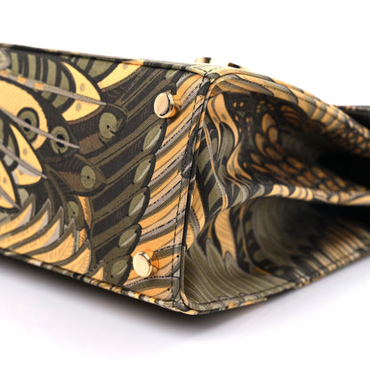Salvatore Ferragamo Silk Twill Printed Creations Iconic Top Handle Bag Multicolor 8 of 8