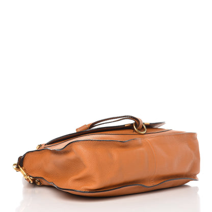 Chloe Calfskin Medium Marcie Satchel Brown Sugar 5 of 16