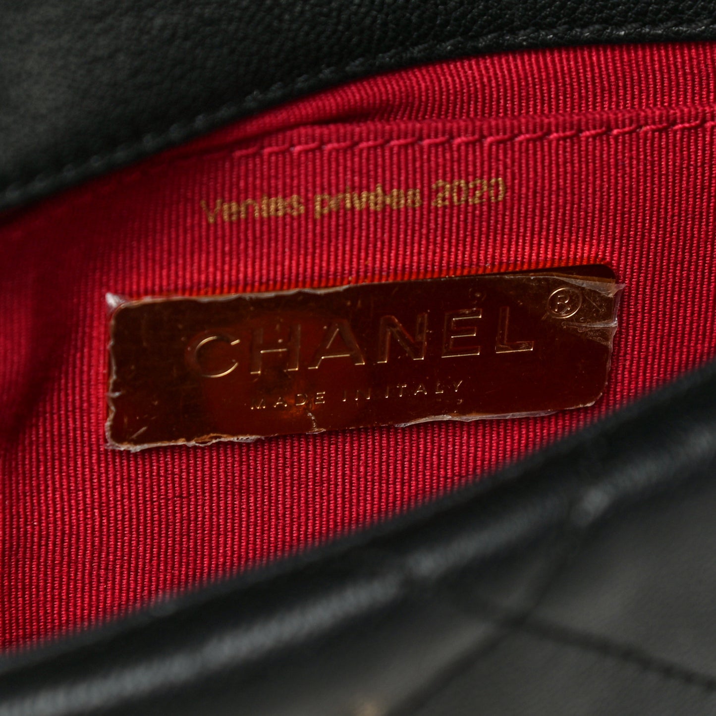 Goatskin Quilted Chanel 19 Waist Bag Black