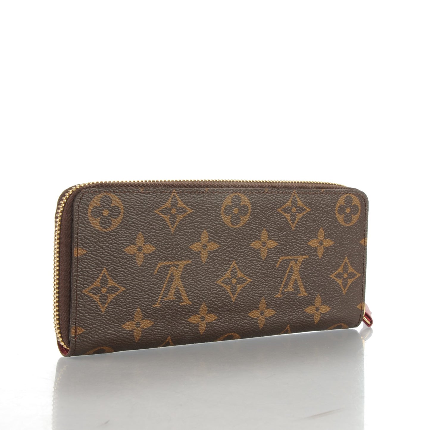 Monogram Clemence Wallet Fuchsia