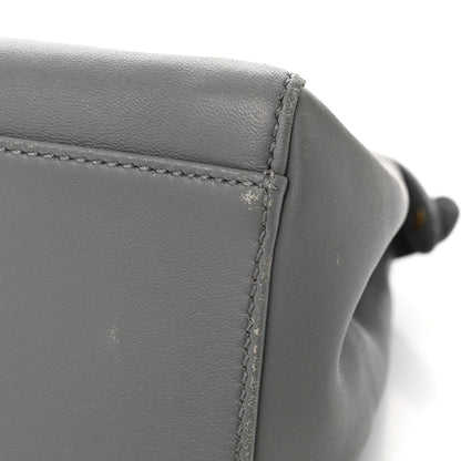 Fendi Nappa Colorblock Mini Peekaboo Iconic Satchel Grigio Chiaro Fragola Blue 12 of 13