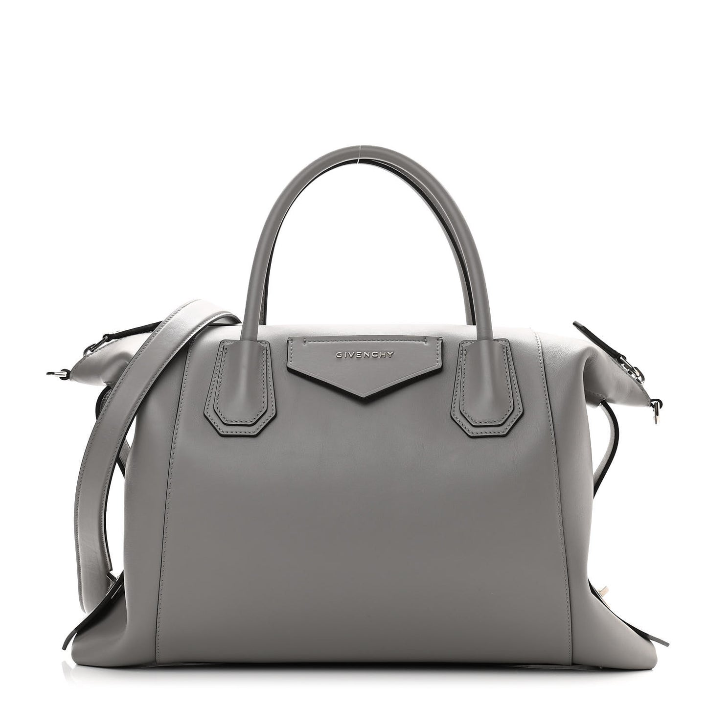 Soft Calfskin Medium Soft Antigona Pearl Grey