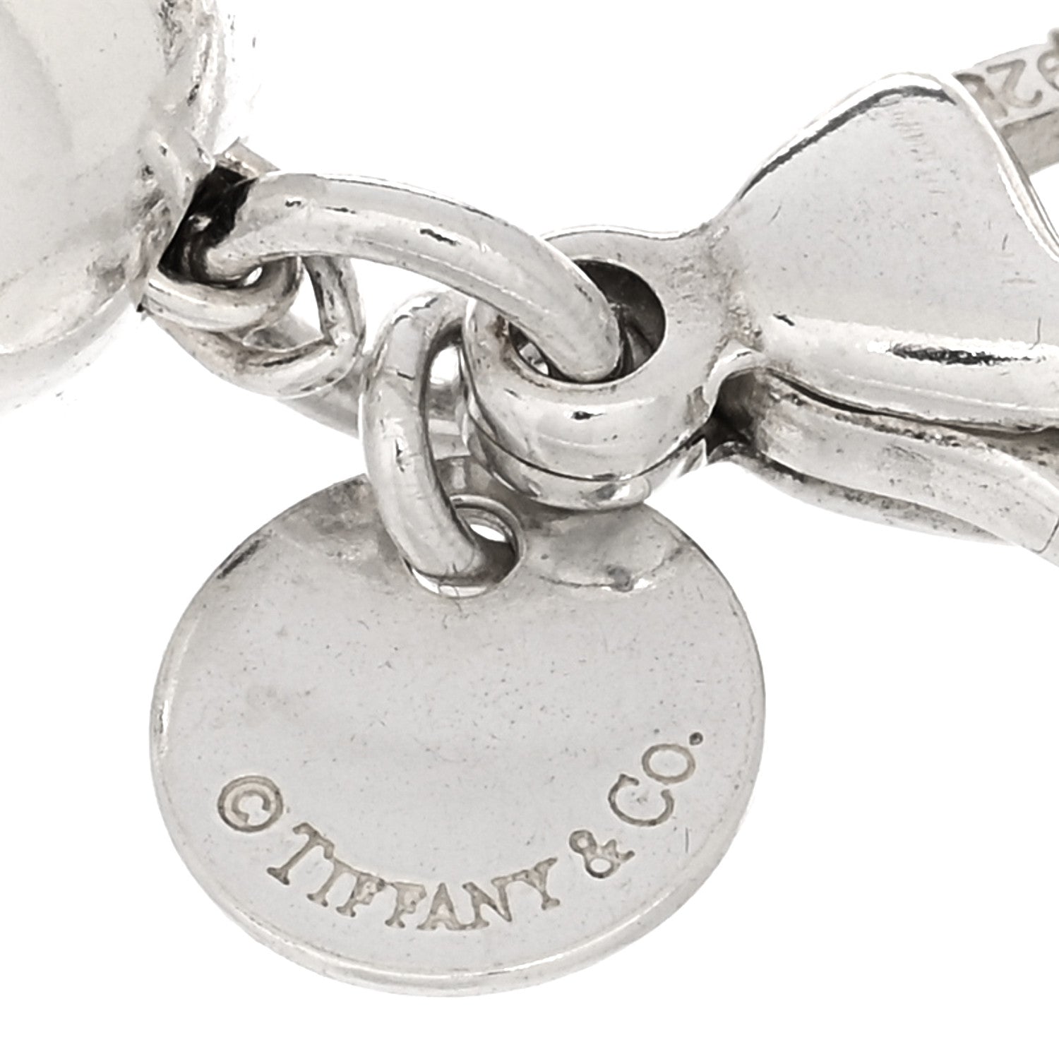 Tiffany Sterling Silver 10mm Hardwear Ball Bracelet 3 of 3