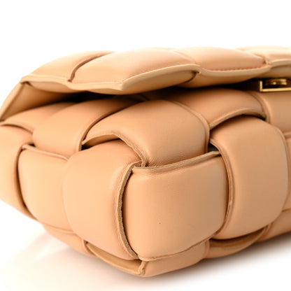 Bottega Veneta Nappa Maxi Intreccio Padded Cassette Crossbody Bag Almond 8 of 10