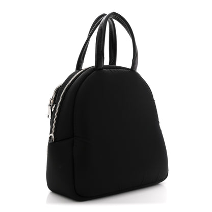 Prada Tessuto Nylon Pocket Cargo Top Handle Bag Black Fuoco 3 of 10