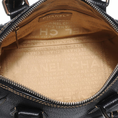 Chanel Leather Small Tassel Handbag Black 5 of 7
