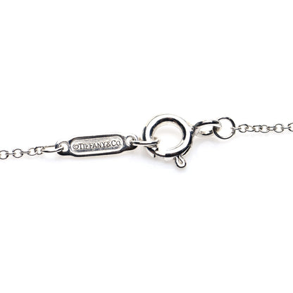 Tiffany Sterling Silver Titanium 1837 Circle Pendant Necklace 5 of 7
