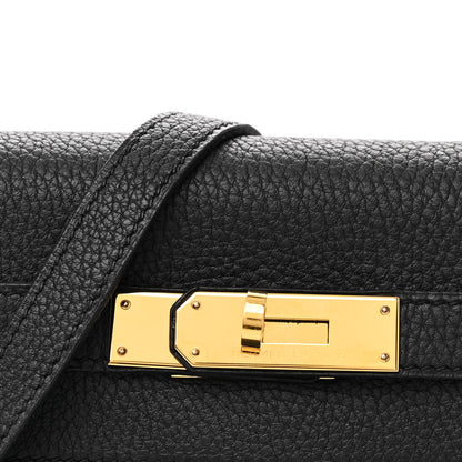 Hermes Togo Kelly Retourne 28 Black 8 of 12