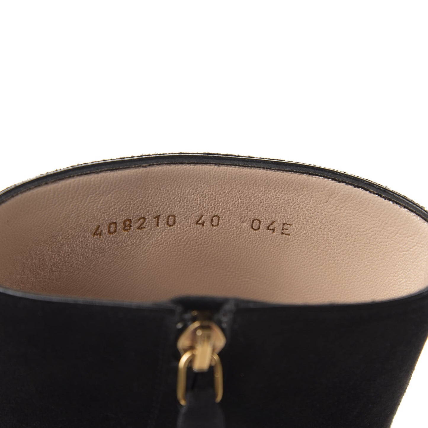 Kid Scamosciato GG Marmont Fringe 75mm Ankle Boots 40 Black