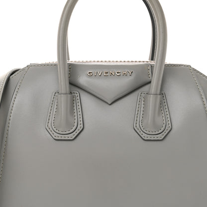 Givenchy Shiny Lord Calfskin Mini Antigona Pearl Grey 8 of 13