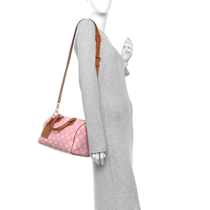 Louis Vuitton Calfskin Monogram Speedy P9 Bandouliere 25 Pink Sakura 2 of 11